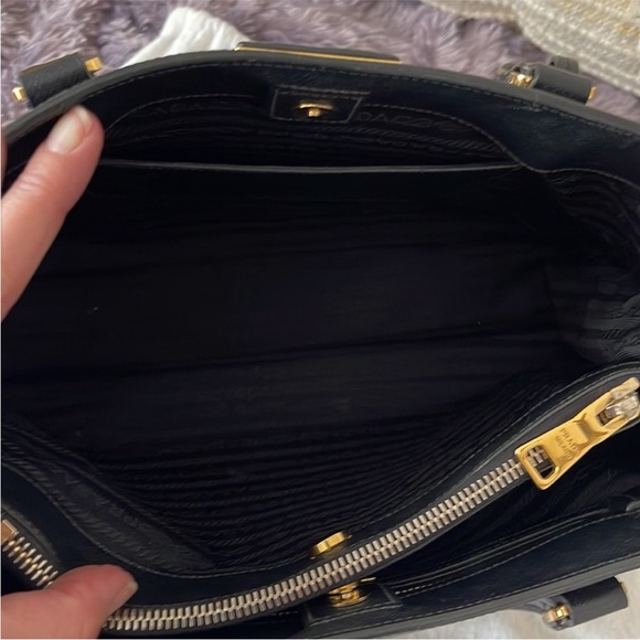 Prada Black Leather Tote Bag - Picture 9 of 16